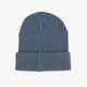 Gebreide heren muts lichtblauw