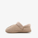 Thuis gevoerde dames pantoffels beige