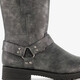 Meisjes biker boots zilver