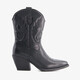 Dames cowboylaarsjes zwart