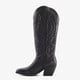 Hoge dames cowboylaarzen zwart