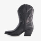 Dames cowboylaarsjes zwart