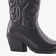 Hoge dames cowboylaarzen zwart