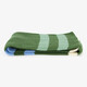 Gebreide jongens sjaal groen blauw