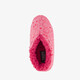 Gevoerde kinder sloffen met smileys roze