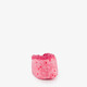 Gevoerde kinder sloffen met smileys roze