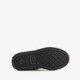 Leren meisjes veterboots paars zwart