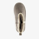Lage gevoerde dames boots taupe