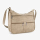Dames schoudertas taupe