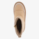 Gevoerde meisjes boots beige metallic