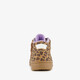 Hoge meisjes sneakers met panterprint bruin