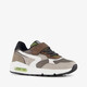 Jongens sneakers met airzool bruin groen