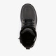 Leren meisjes veterboots zwart