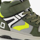 Hoge jongens sneakers groen