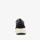 Leren dames sneakers zwart