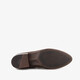 Suede dames Chelsea laarsjes met hak bruin