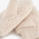 Dames teddy wanten beige