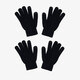 2 paar touchscreen handschoenen zwart