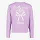 Meisjes sweater met backprint lila