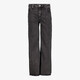Meisjes jeans met strikje donkergrijs