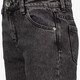 Meisjes jeans met strikje donkergrijs