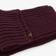 Gebreide heren sjaal bordeauxrood