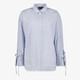 TwoDay gestreepte dames blouse strass steentjes blauw