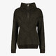 Dames trui met rits en gouden details zwart