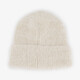 Gebreide dames muts wit
