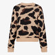 Dames vest met luipaardprint