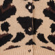 Dames vest met luipaardprint