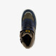 Hoge jongens sneakers blauw grijs