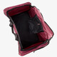 Sporttas met panterprint 26 liter bordeauxrood