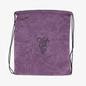 Gymtas paars met print 1 liter