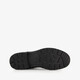 Dames veterboots met gebreid detail zwart