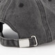 Heren pet washed grijs