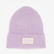 Gebreide dames muts lila