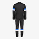 IndividualRISE heren trainingspak zwart blauw