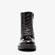 Meisjes lak veterboots zwart