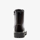 Meisjes lak veterboots zwart