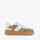 Dames sneakers panterprint bruin