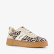 Dames sneakers panterprint bruin