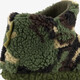 Hoge jongens pantoffels met camouflageprint groen