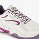 Dames padelschoenen wit paars