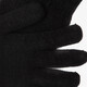 Gebreide dames handschoenen zwart
