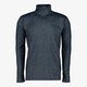 Heren skipully met rits blauw