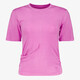 Dames sport T-shirt met zakje roze