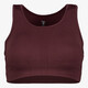 Seamless dames yoga BH bordeauxrood