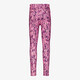Meisjes sportlegging met print roze