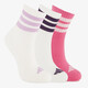 3 paar Ribbed kids sokken wit roze